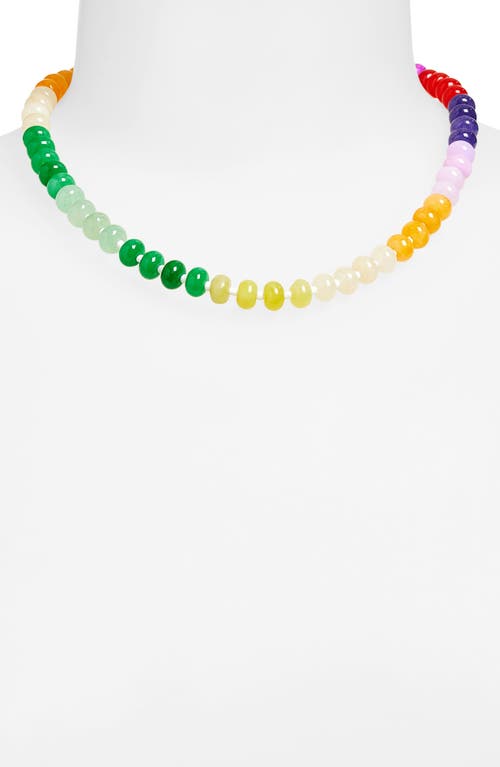 Eye Candy Los Angeles Mariread Multicolor Beaded Necklace In Multi