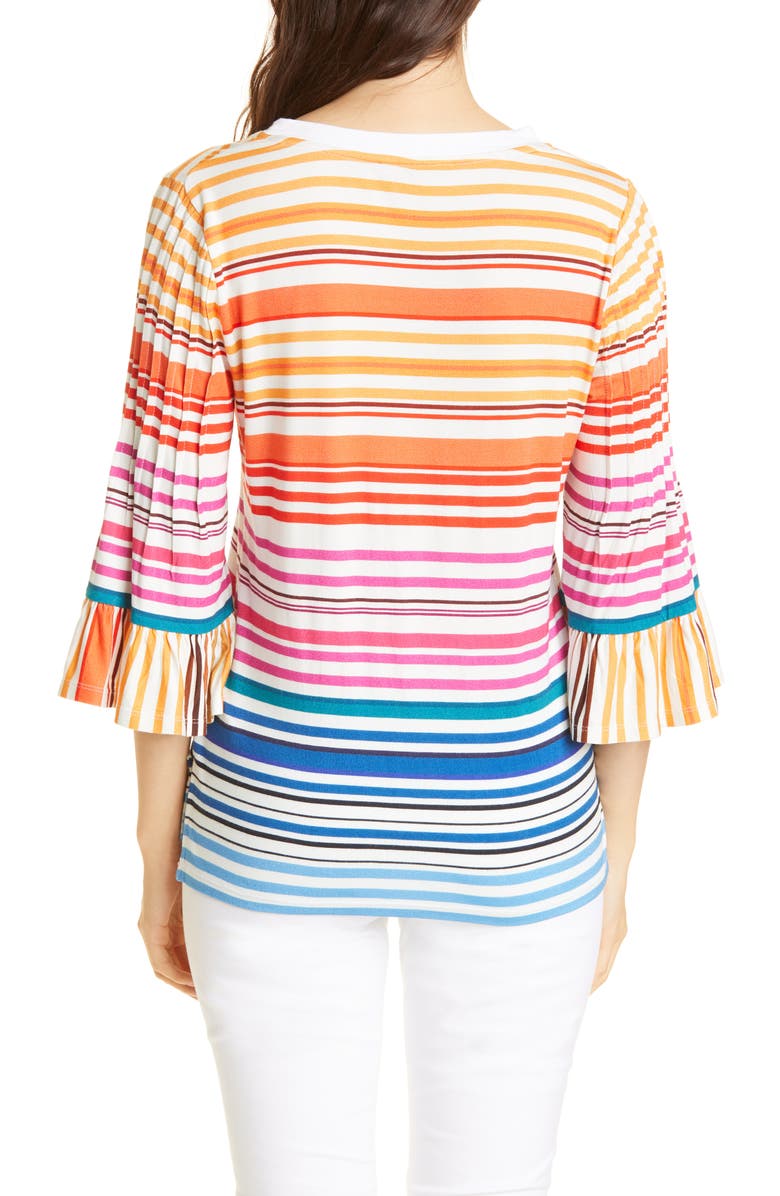 KOBI HALPERIN Rosalia Stripe Top, Alternate, color, 