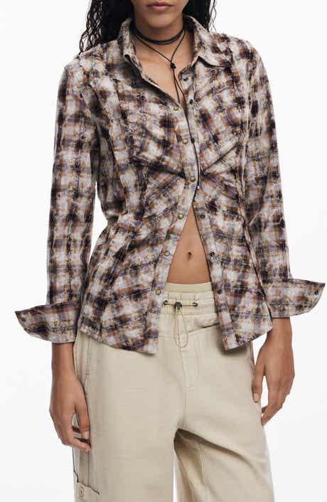 Desigual Long Sleeve Button-Up Shirt