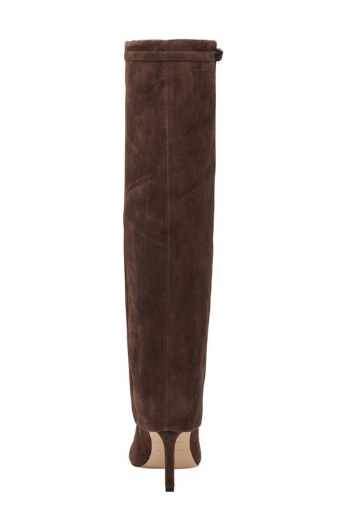 Marc Fisher Ltd Naples Suede Foldover Knee-high Boots In Multi
