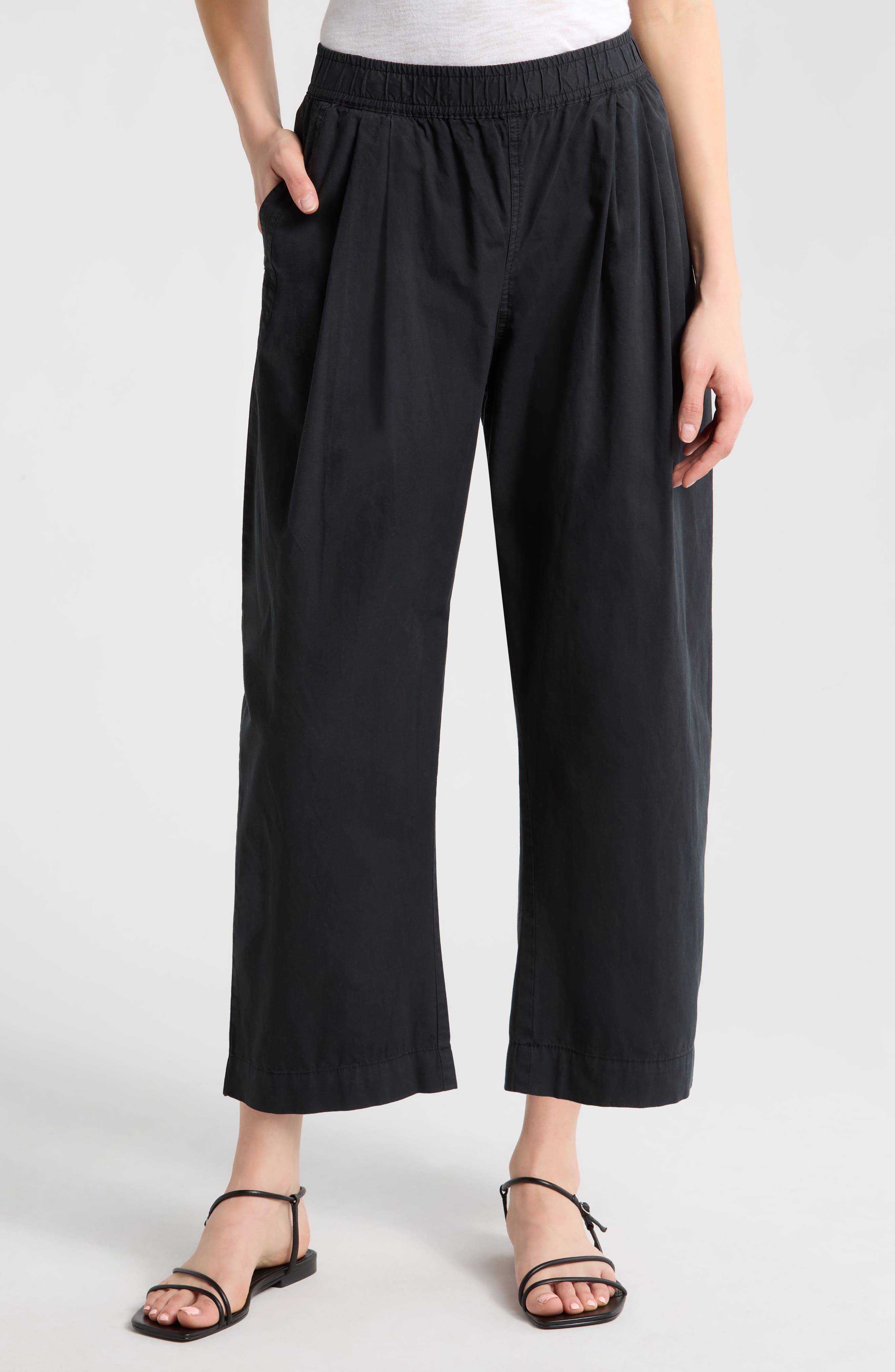 Marine Layer Kyra Pull-On Poplin Barrel Pants