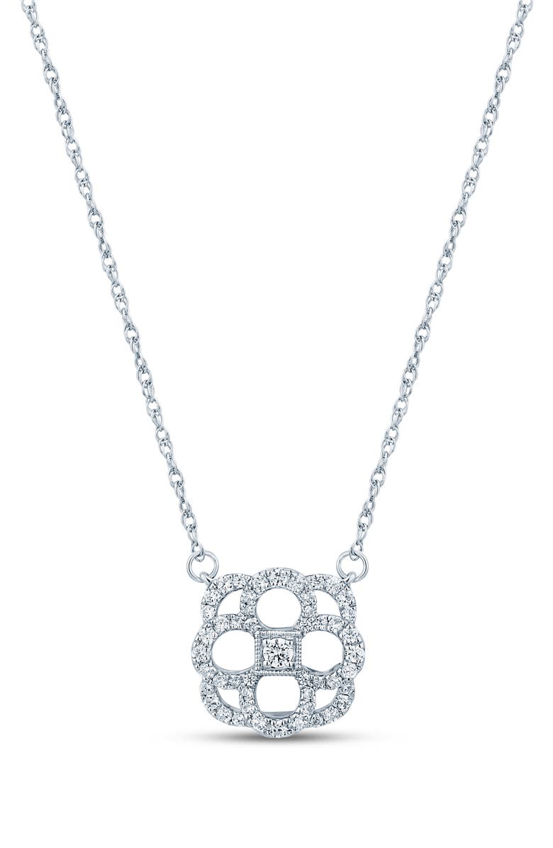 Truly Zac Posen Diamond Medallion Pendant Necklace - 0.33ct., Alternate, color, 