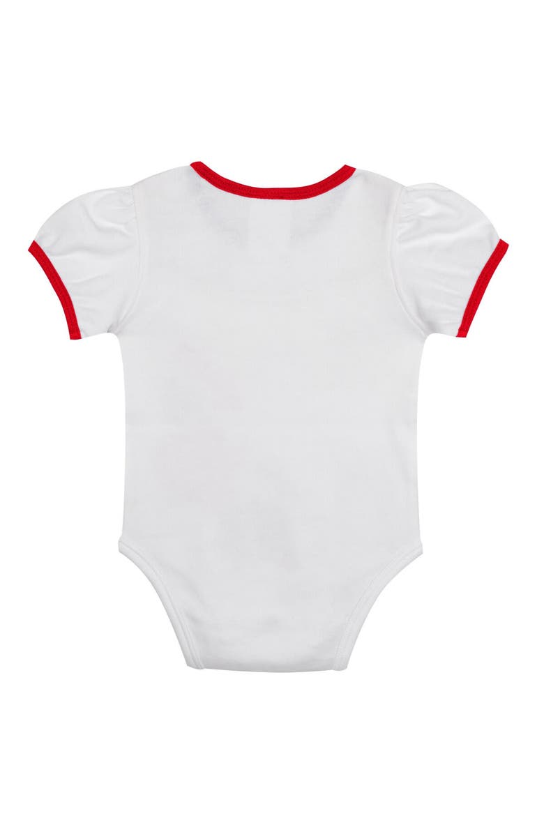Outerstuff Newborn White/Red Washington Nationals Sweet Catcher 3-Piece Bodysuit, Headband and Skirt Set, Alternate, color, White