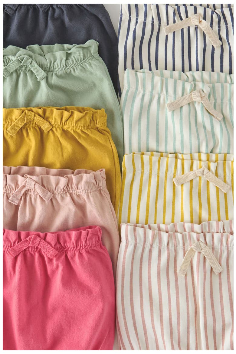 Stripes Away Organic Cotton Bloomers, Alternate, color, STRIPES AWAY PEONY