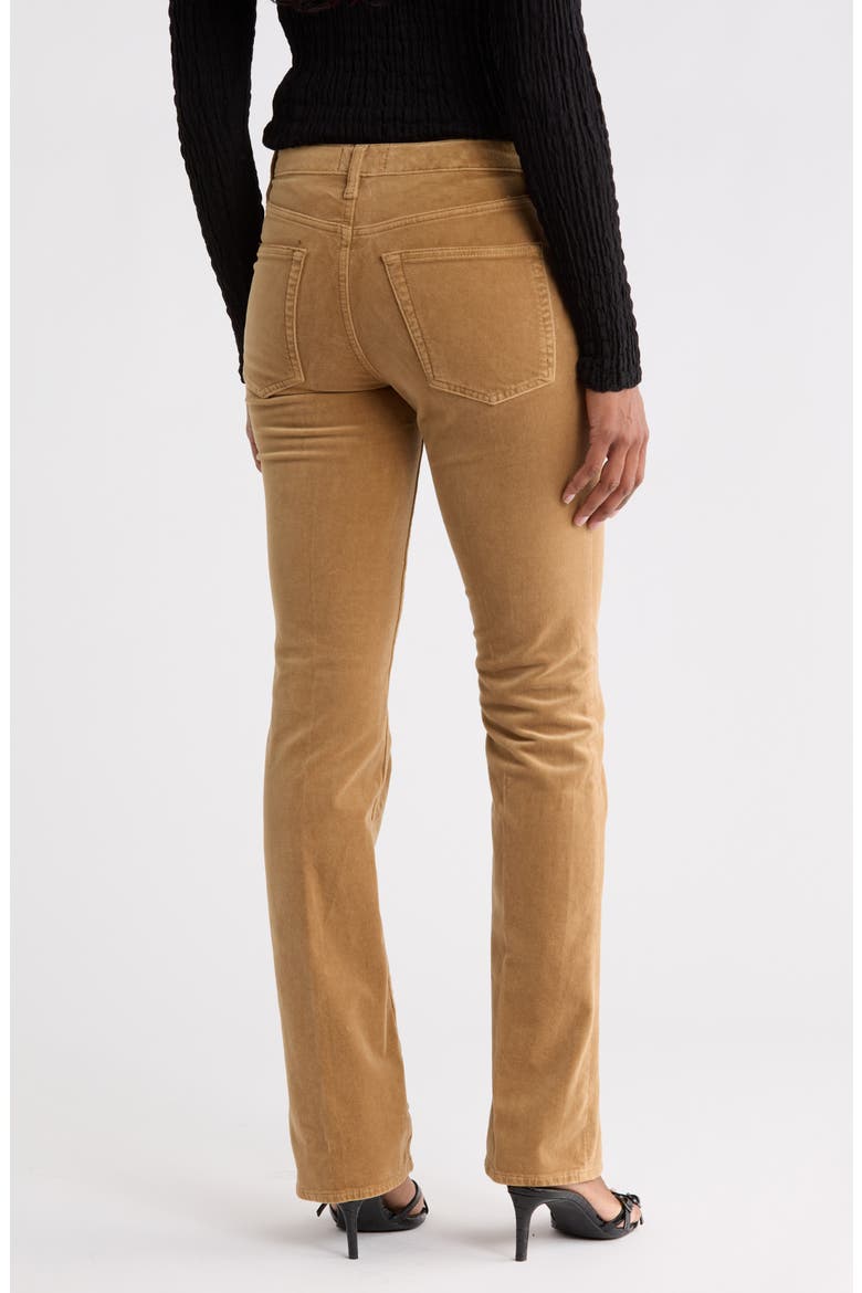 Le Mini Velvet Bootcut Pants, Alternate, color, CAMEL VELVET