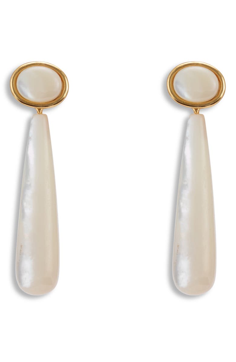 LELET NY Akaia Mother-of-Pearl Drop Earrings, Main, color, Mother Of Pearl