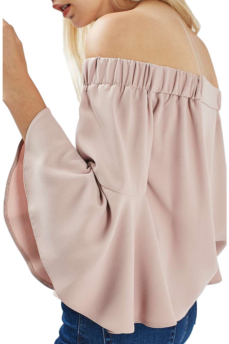Ella Off the Shoulder Top, Alternate, color, BLUSH