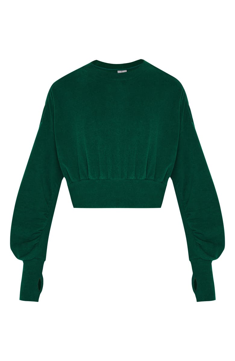 Sweaty Betty Delight Crop Fleece Sweatshirt, Alternate, color,