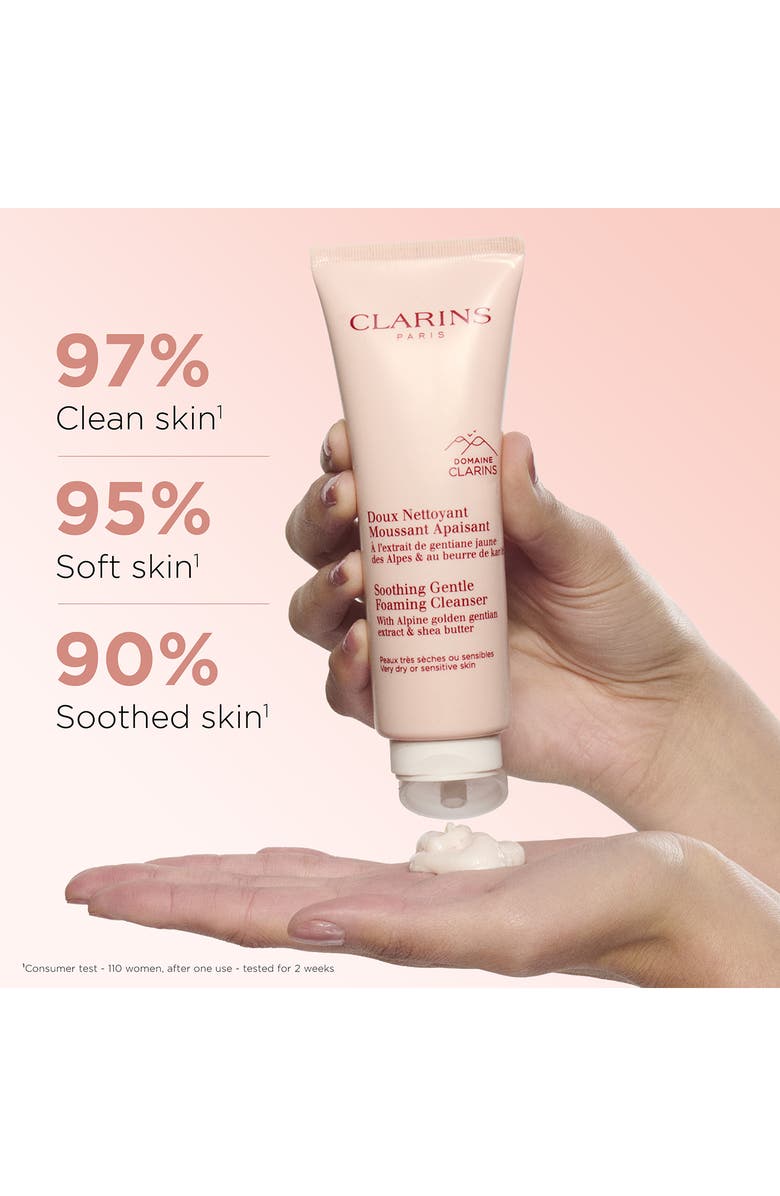 Clarins Soothing Gentle Foaming Face Cleanser with Shea Butter, Alternate, color, 