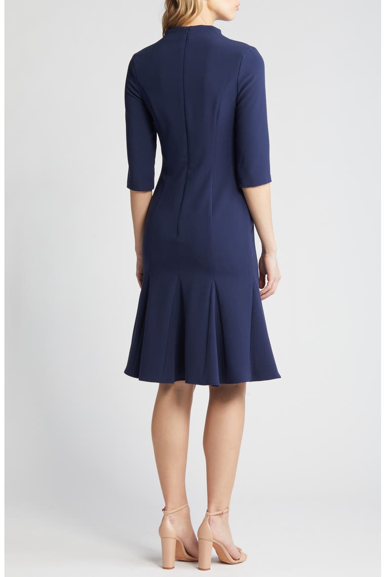 Allic High Neck Dress, Alternate, color, PACIFIC BLUE