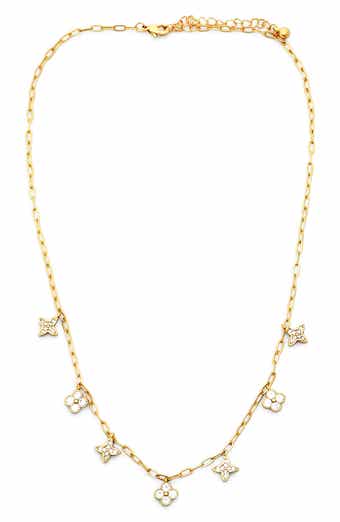 Panacea Seven Clover Station Necklace