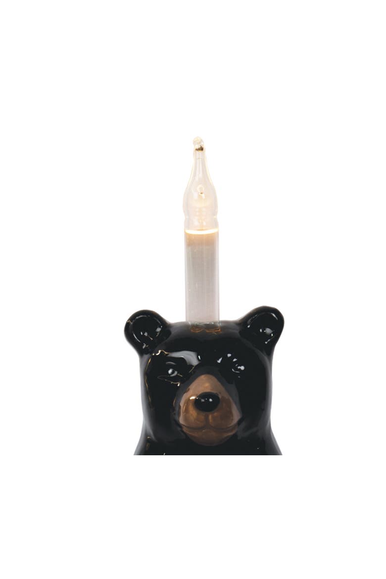 Bear Night Nightlight, Alternate, color, Black