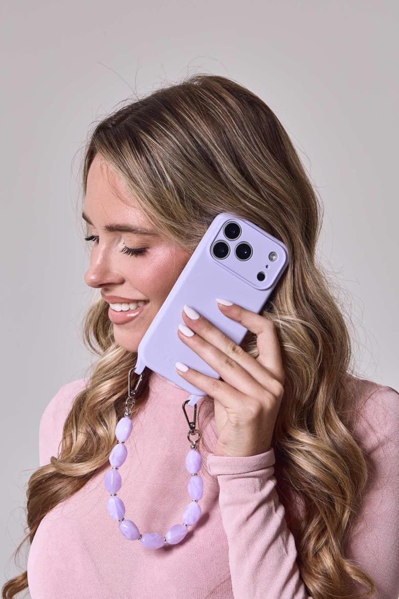 Aurelia Phone Chain, Alternate, color, Lilac