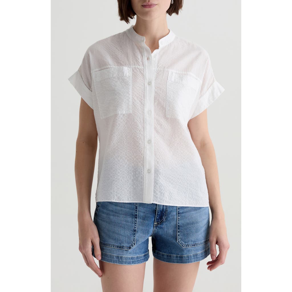 Ag Ellis Cotton Blend Button-up Shirt