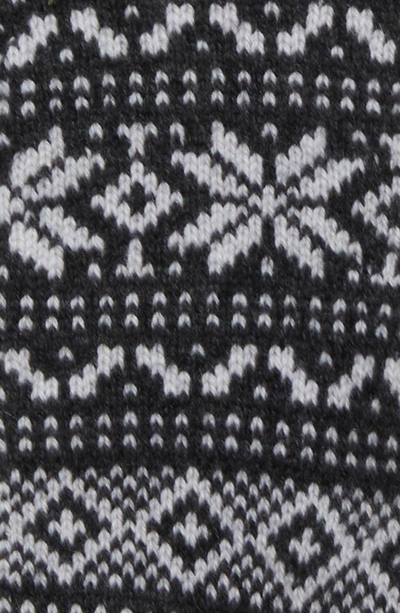 Eleventy Norwegian Fair Isle Cashmere Knit Gloves, Alternate, color,