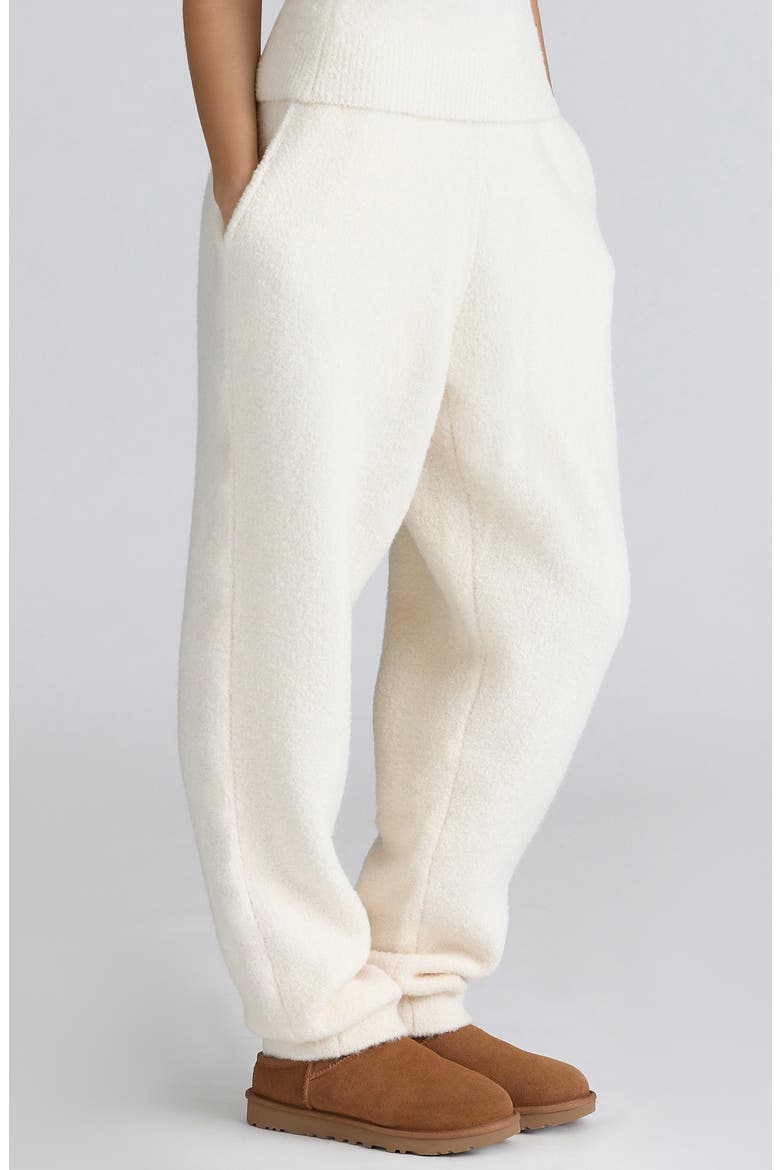 Geena Bouclè Knit Pants, Alternate, color, IVORY