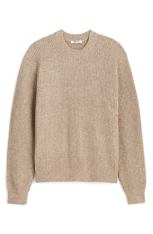 Madewell Marl Sweater in Oatmeal Marl 