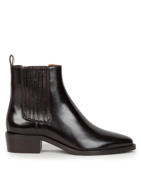 Georgia Flat Ankle Boots