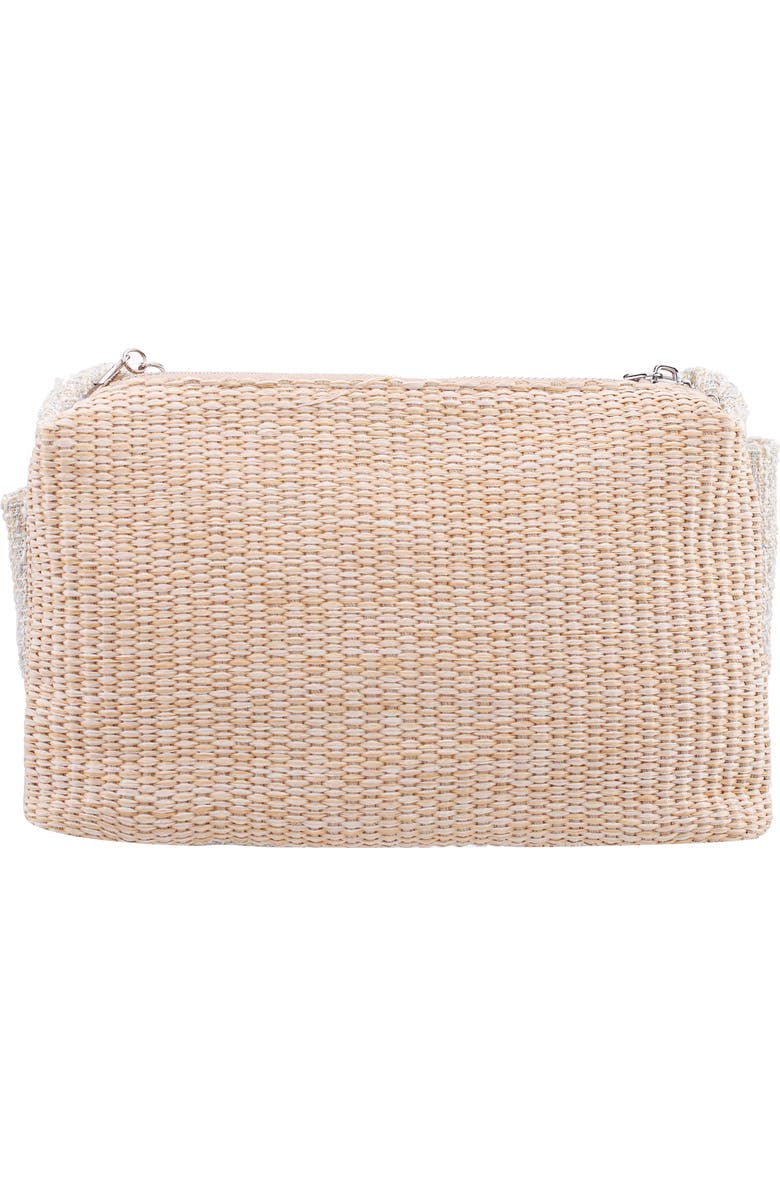 Nina Tula Clutch, Alternate, color, White/Natural