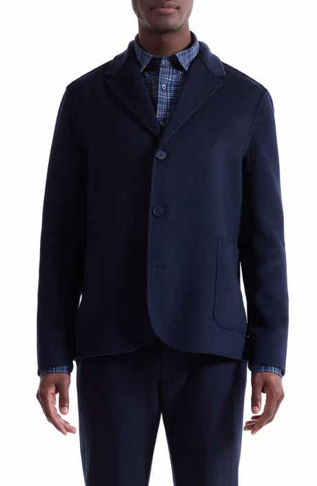 Bugatchi Felted Wool Blend Three Button Blazer
