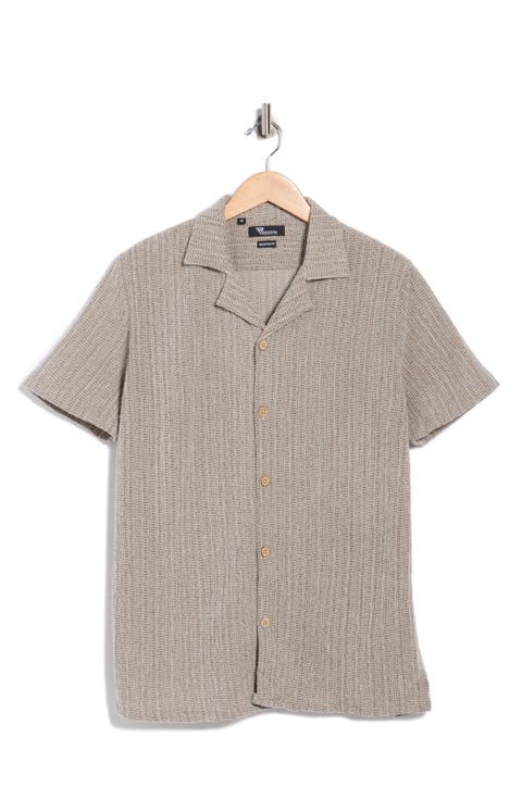 Textured Camp Shirt