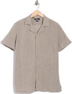 T.R. PREMIUM Textured Camp Shirt