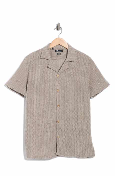 T.R. PREMIUM Textured Camp Shirt