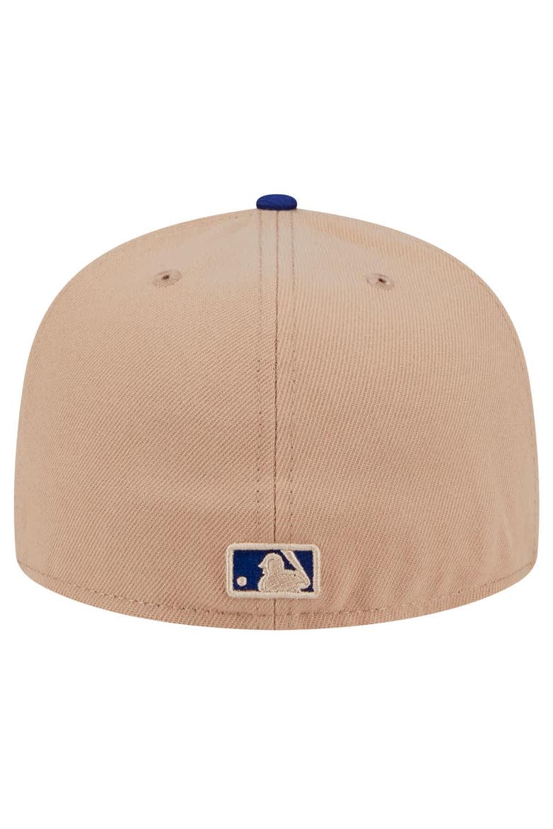 Men's New Era Khaki Los Angeles Dodgers 59FIFTY Fitted Hat, Alternate, color, Khaki