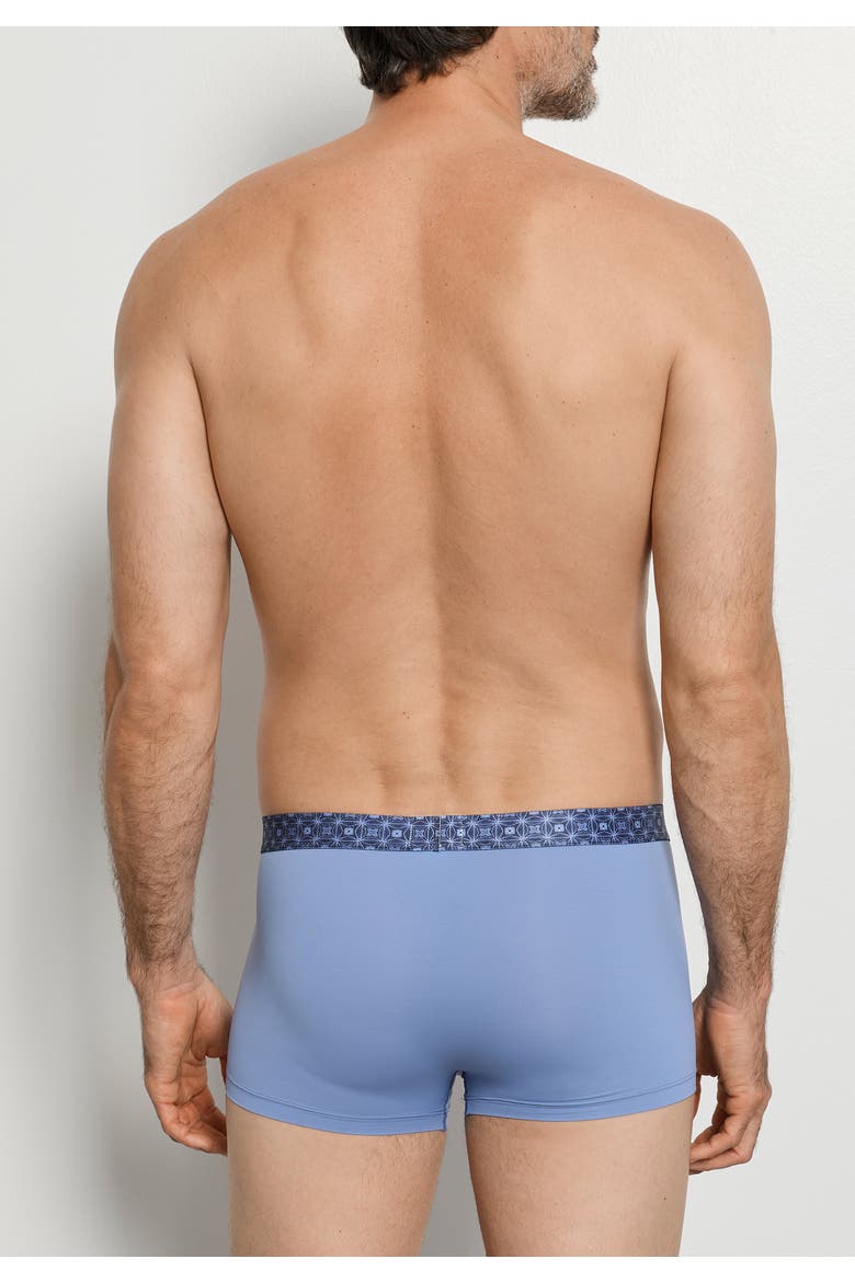 Micro Touch Boxer Brief Printed Waistband, Alternate, color, Mineral Blue