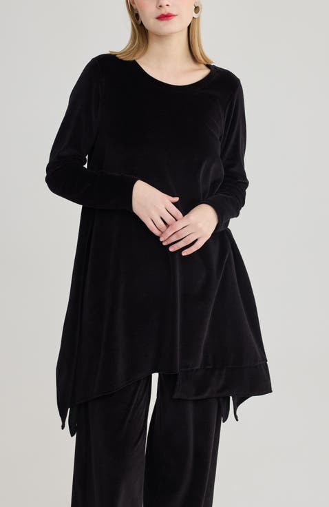 Clara Velvet Jersey Tunic