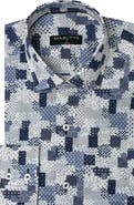 MASUTTO Mirisola Print Button-Up Long Sleeve Shirt