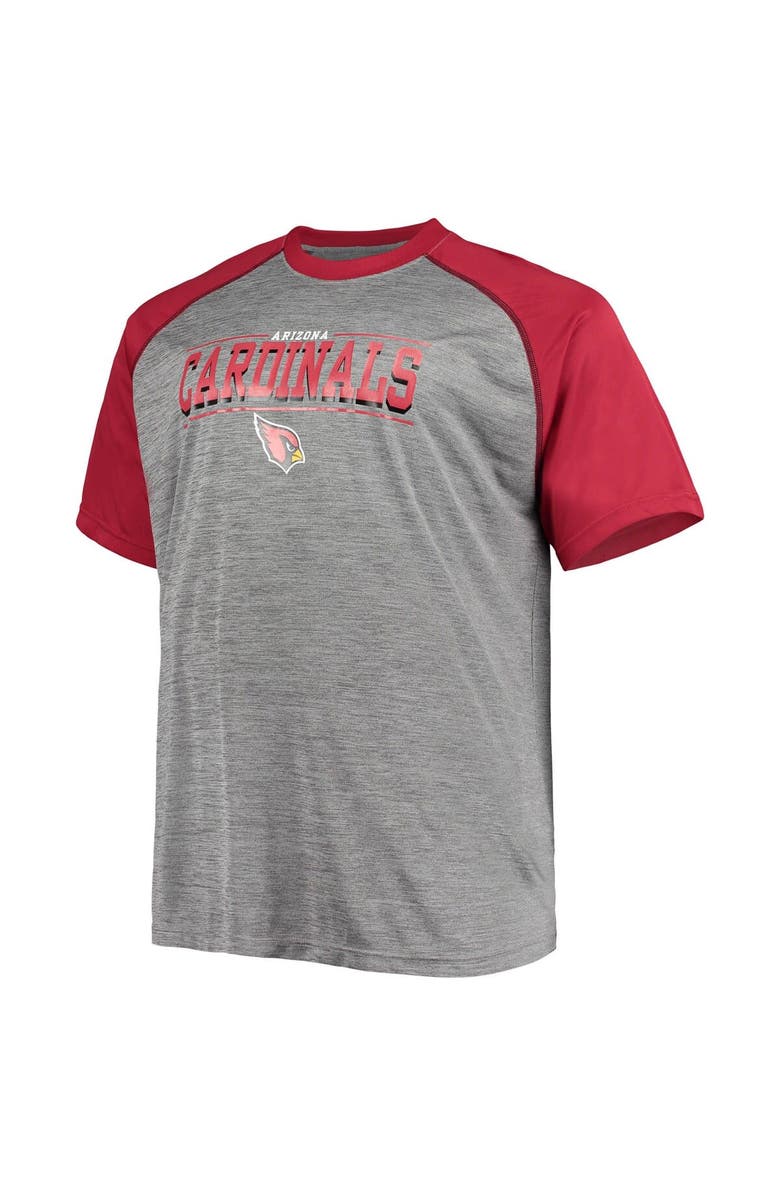 FANATICS Men's Fanatics Branded Kyler Murray Cardinal/Heathered Gray Arizona Cardinals Big & Tall Player Name & Number Raglan T-Shirt, Alternate, color,
