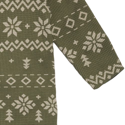 Modern Moments™ By Gerber Waffle Knit Romper In Fair Isle