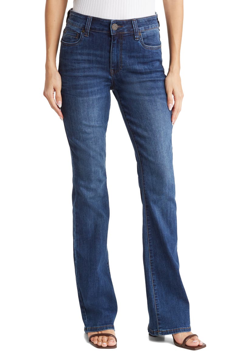 Nicole High Rise Boot Cut Jeans, Main, color, WATSONIA