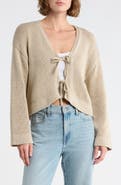 1.STATE Front Tie Cardigan