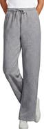 Lands' End Serious Sweats High Rise Relaxed Straight Leg Pants