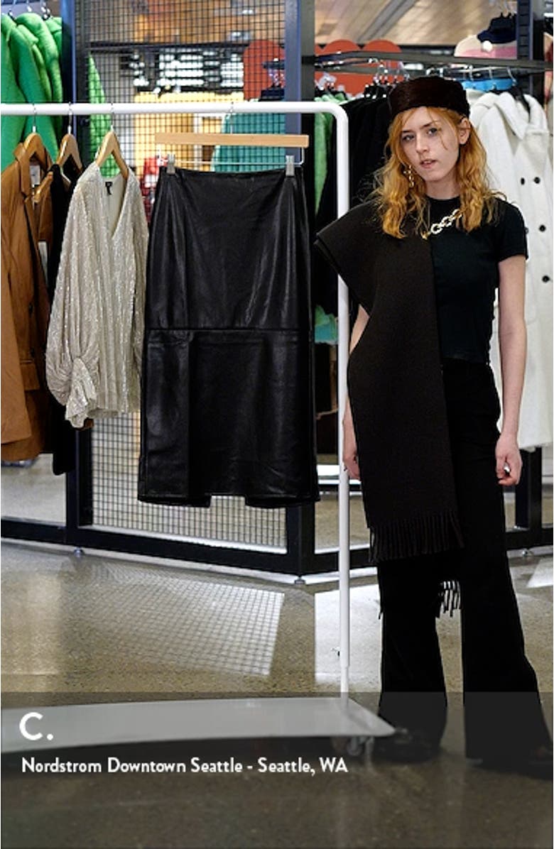 Better Than Faux Leather Midi Pencil Skirt, sales video thumbnail