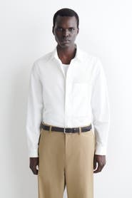 COS Slim Pocket-detail Pima Cotton Shirt