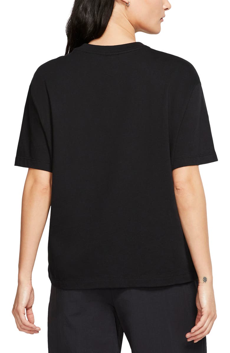 Nike Essential Embroidered Swoosh Organic Cotton T-Shirt, Alternate, color, 