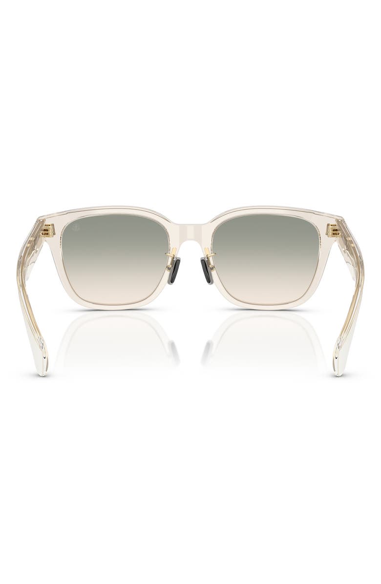 Moncler Claro 54mm Polarized Square Sunglasses, Alternate, color, Yellow