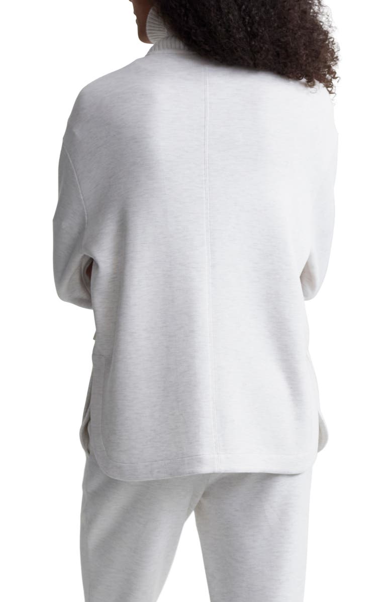 Varley Niamh Knit Zip Jacket, Alternate, color, Ivory Marl