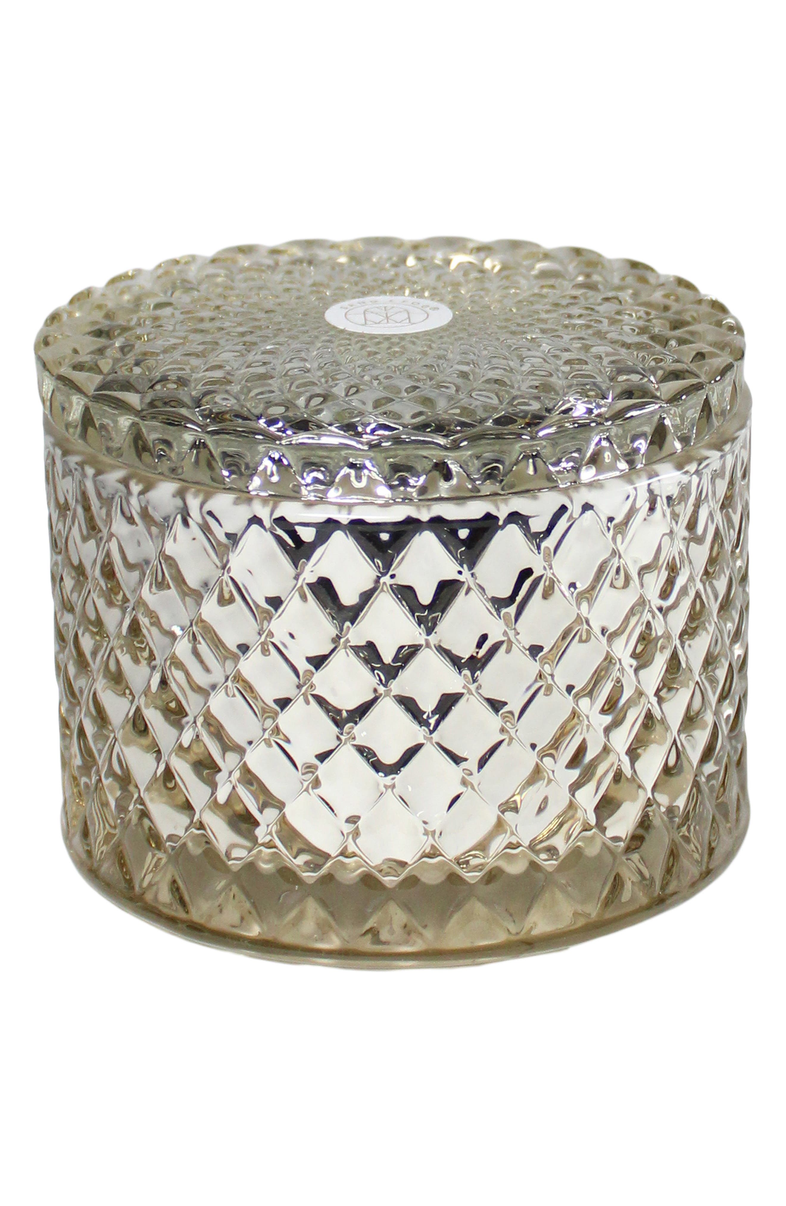 Etched Glass Candle