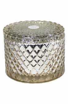 Etched Glass Candle