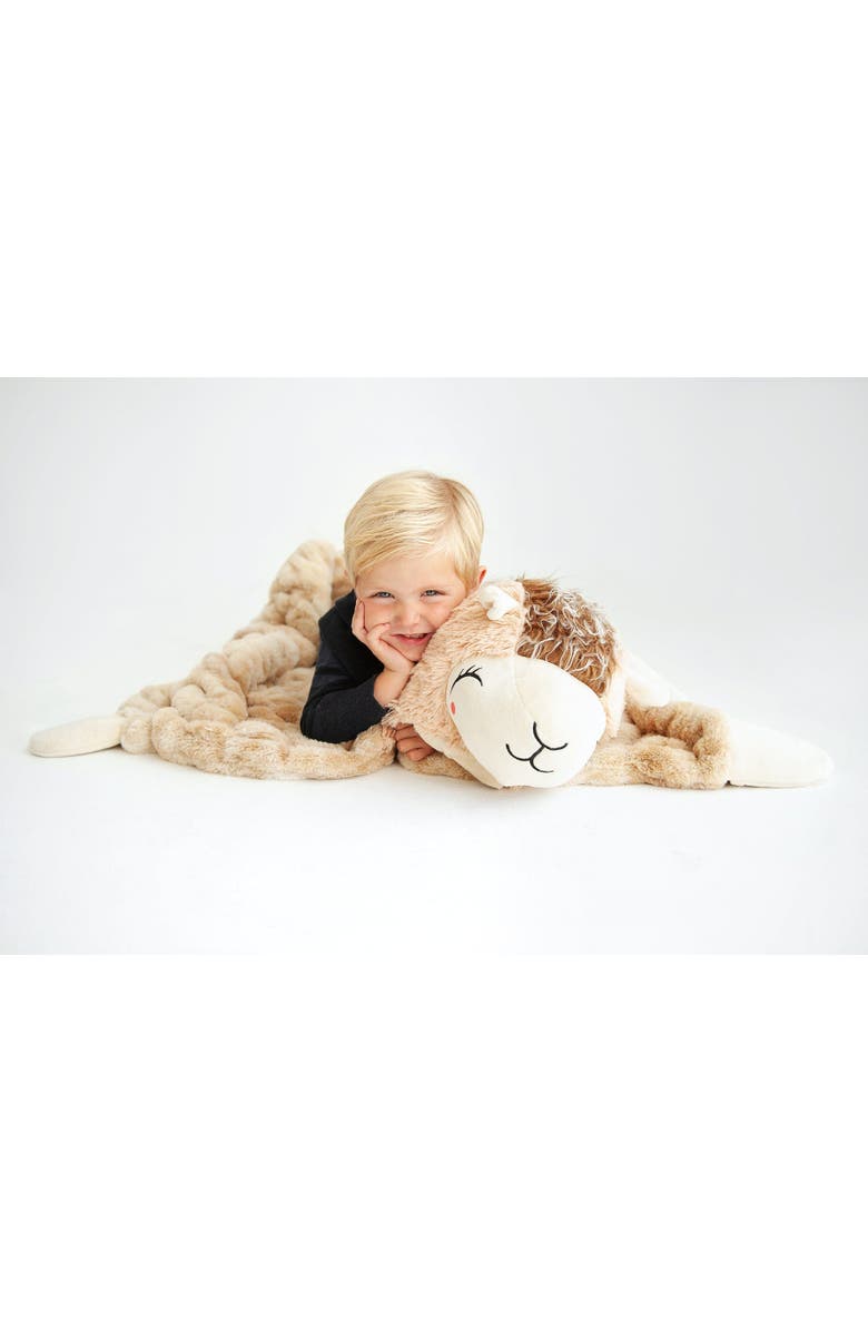 Minky Couture Huggable Llama, Alternate, color, Tan