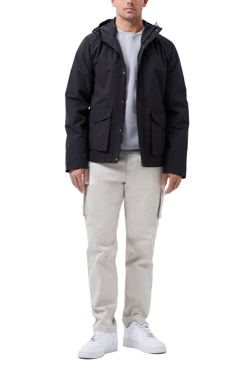 French Connection Water Resistant Hooded Jacket, Alternate, color, 