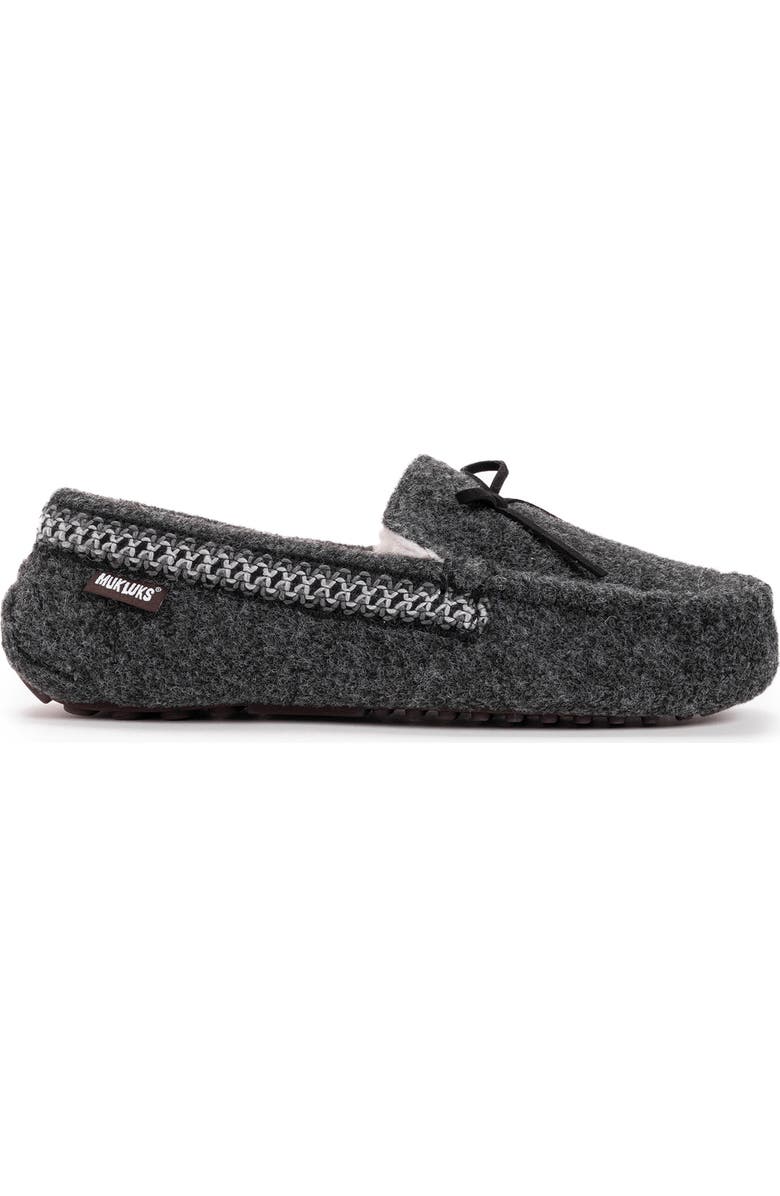 MUK LUKS Ethan Faux Shearling Lined Slipper, Alternate, color,