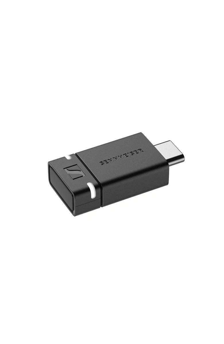 Sennheiser BTD 600 Bluetooth 5.2 USB-A and USB-C Dongle, Alternate, color, Black