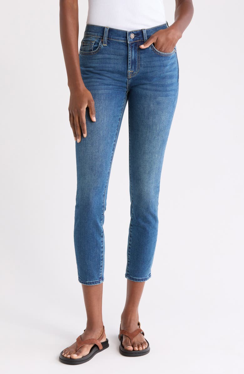 Seven Gwenievere Mid Rise Ankle Skinny Jeans, Main, color, 