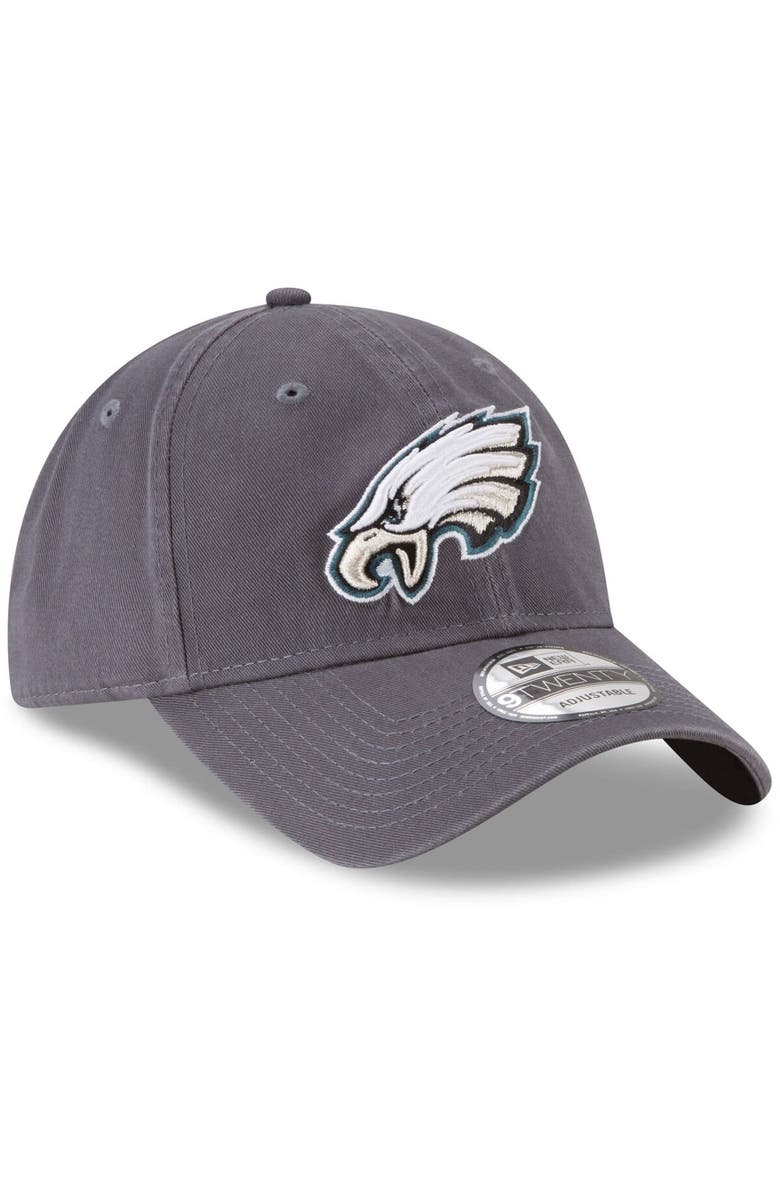 New Era Men's New Era Graphite Philadelphia Eagles Icon Core Classic 2.0 9TWENTY Adjustable Hat, Alternate, color, 
