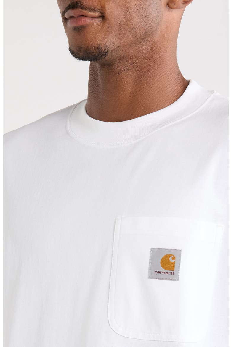 Work Pocket Cotton T-Shirt, Alternate, color, WHITE
